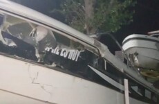 Una de las embarcaciones involucradas en el choque del mes pasado en el río.