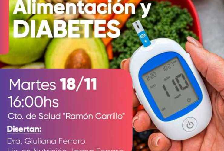 Imagen de Charla abierta sobre alimentación y diabetes en el Centro de Salud Ramón Carrillo