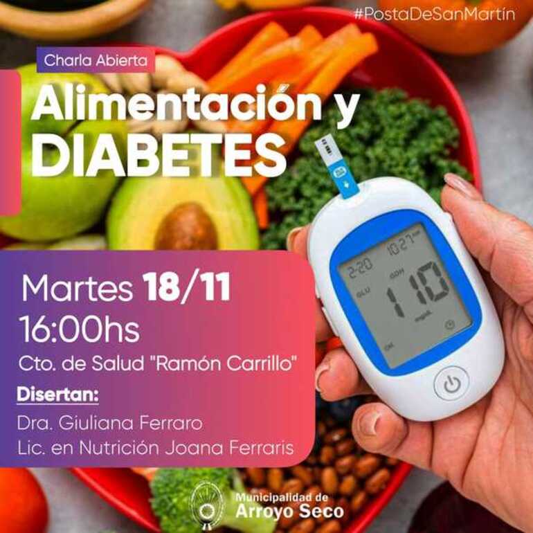 Imagen de Charla abierta sobre alimentación y diabetes en el Centro de Salud Ramón Carrillo