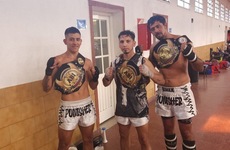 Imagen de Kick Boxing: El Punisher Team ganó cinturones en competencia internacional en Buenos Aires