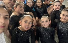 Imagen de Gimnastas de Uni&oacute;n, participaron del &uacute;ltimo torneo escuelita en Villa Constituci&oacute;n