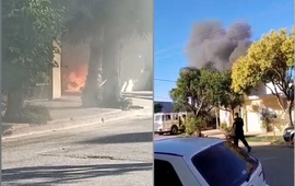 Imagen de Barrio Santa Rita: incendio en un taller mec&aacute;nico dej&oacute; un hombre con quemaduras