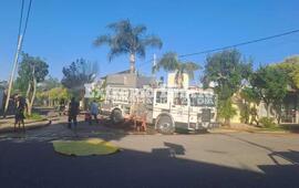Imagen de Grave estado del hombre alcanzado por las llamas en el incendio de Barrio Santa Rita