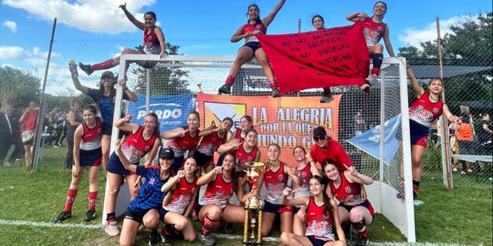 Imagen de Hockey: la Sub-16 de Talleres, Campeona de la Liga del Este