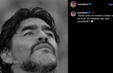 Imagen de A 5 años de su muerte, la cuenta de Maradona resucitó con un mensaje