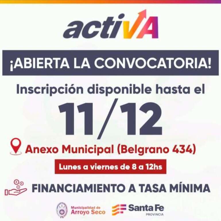 Imagen de Programa Activa Emprendedor para impulsar pequeños y medianos proyectos