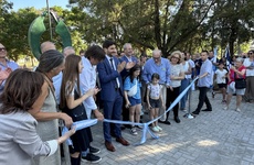 Imagen de Reapertura del Bv. Mansueto Maiorano con la visita del gobernador Pullaro