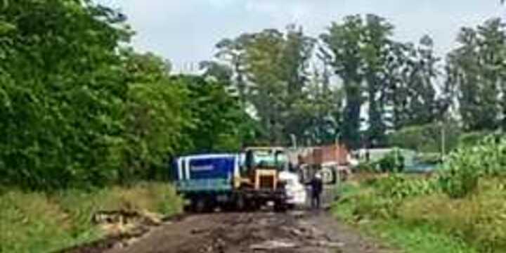 Imagen de El acceso al Club de Pescadores, un desastre tras la lluvia