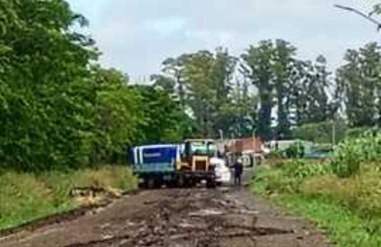 Imagen de El acceso al Club de Pescadores, un desastre tras la lluvia