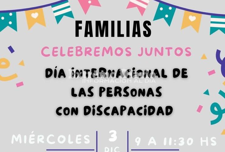 Imagen de La Escuela Especial N°2055 organiza una jornada por el Día Internacional de la Persona con Discapacidad
