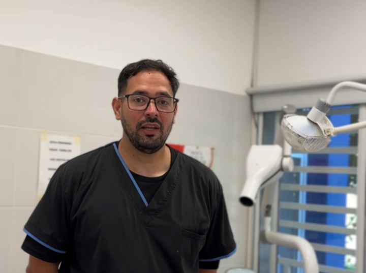Nicolás Vitti, odontólogo del CIC