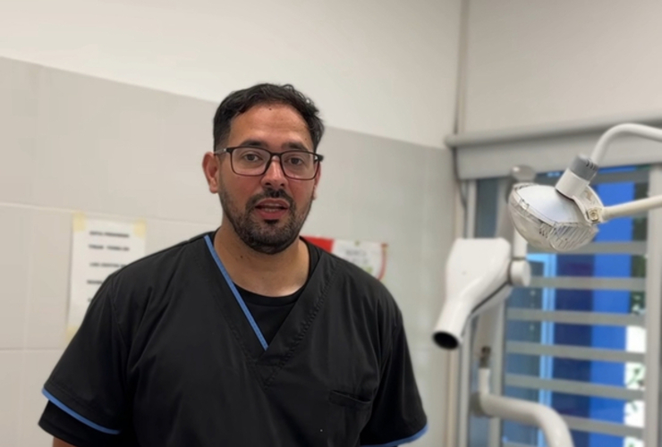 Nicolás Vitti, odontólogo del CIC