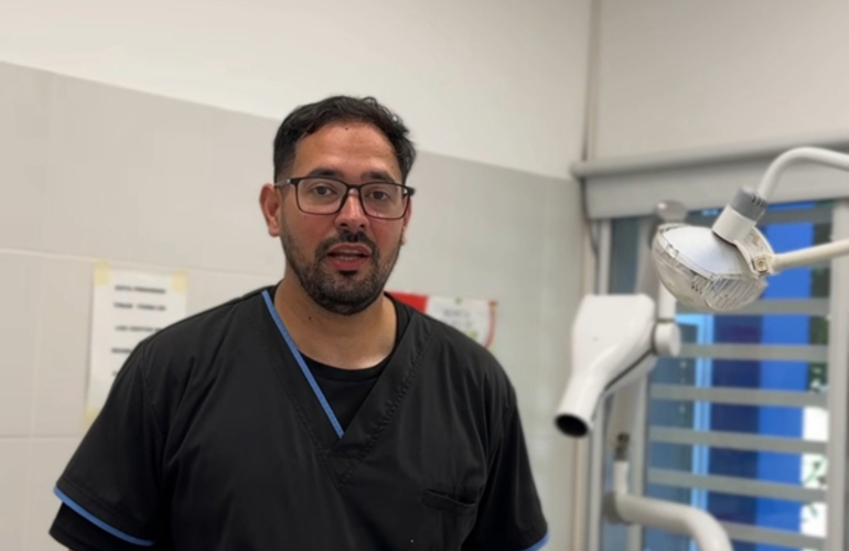 Nicolás Vitti, odontólogo del CIC
