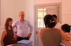 Imagen de Posta de vacunación en el Paraje El Ombú