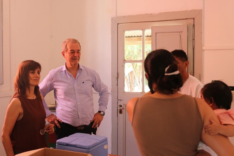 Imagen de Posta de vacunaci&oacute;n en el Paraje �El Omb&uacute;�