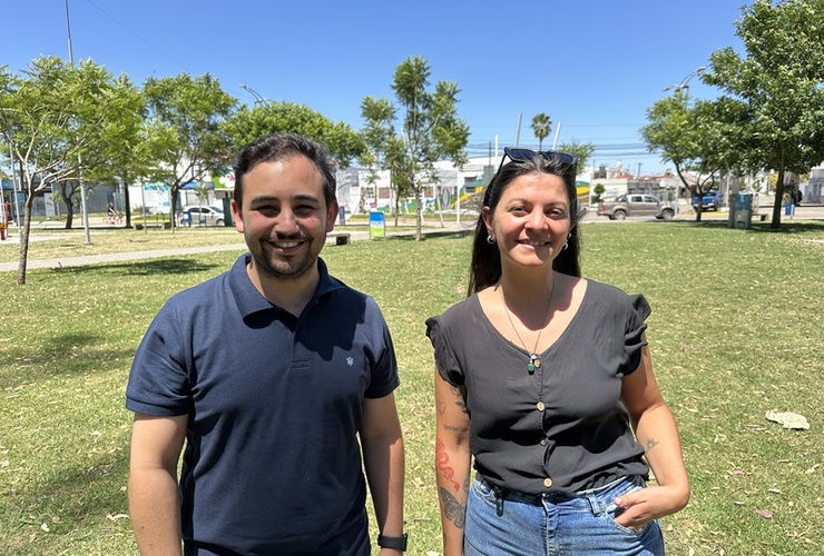 Marcos y Marcia del área de Desarrollo Productivo