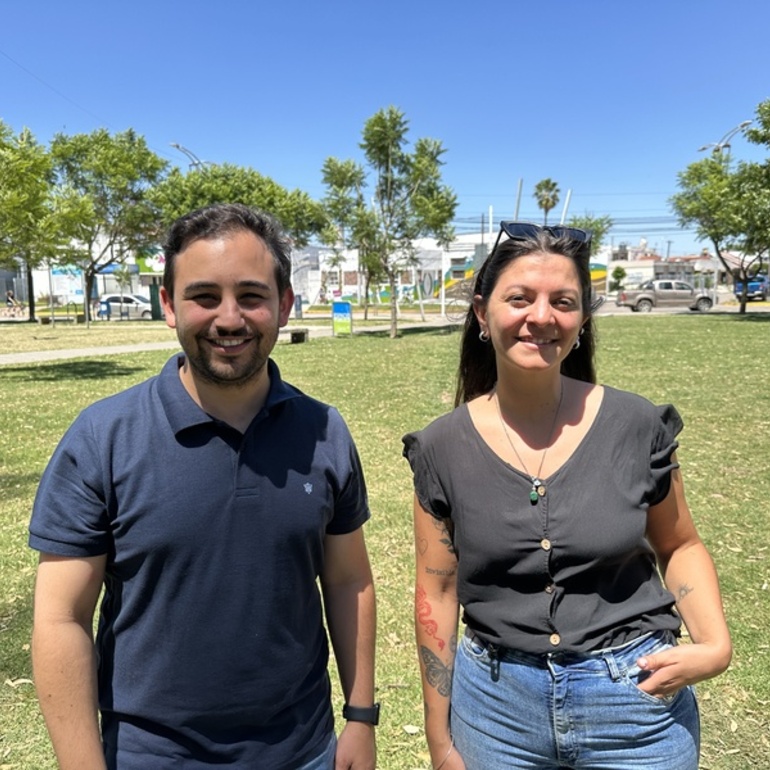 Marcos y Marcia del área de Desarrollo Productivo