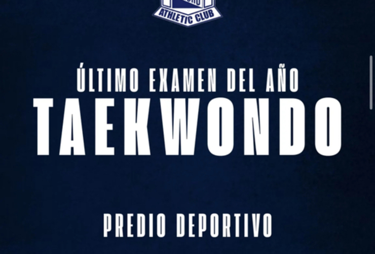 Imagen de Taekwondo Asac: &uacute;ltimo examen del a&ntilde;o en el predio deportivo