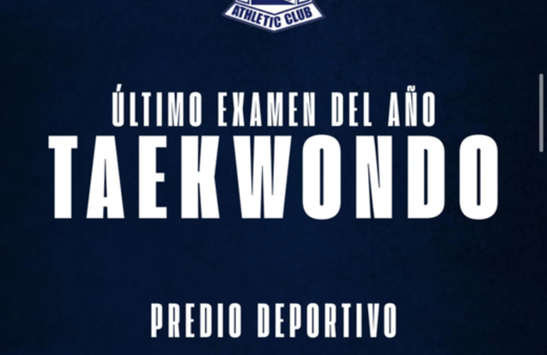 Imagen de Taekwondo Asac: último examen del año en el predio deportivo