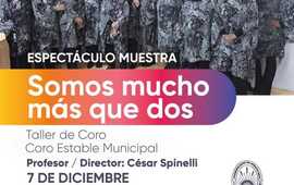 Imagen de El Coro Municipal presentar&aacute; la muestra �Somos mucho m&aacute;s que dos�