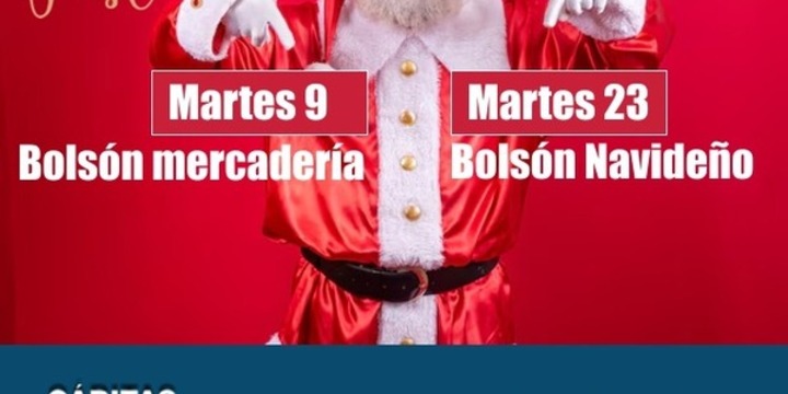 Imagen de C&aacute;ritas Parroquial anunci&oacute; la entrega de bolsones de diciembre y un refuerzo navide&ntilde;o