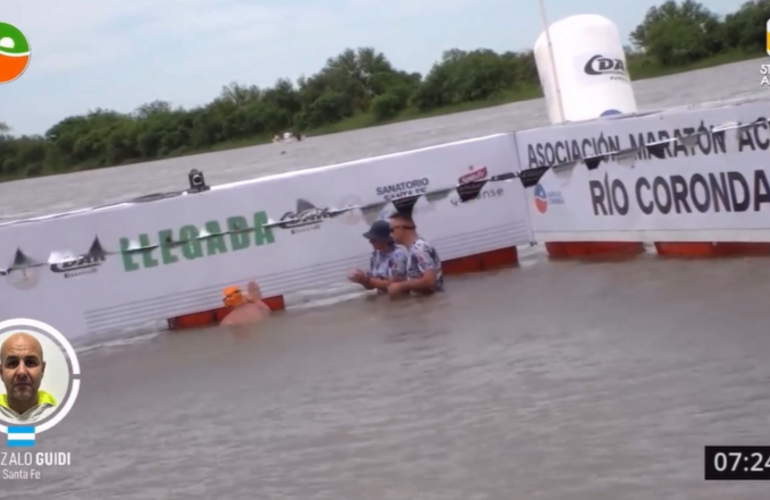 Imagen de El nadador Gonzalo Guidi ganó la Santa Fe  Coronda 2025