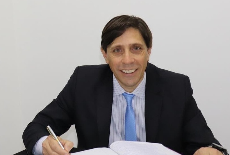 Imagen de Rodolfo Stangoni, una vez m&aacute;s como Presidente Comunal de Fighiera