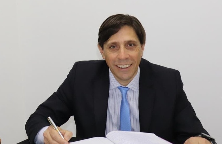 Imagen de Rodolfo Stangoni, una vez m&aacute;s como Presidente Comunal de Fighiera