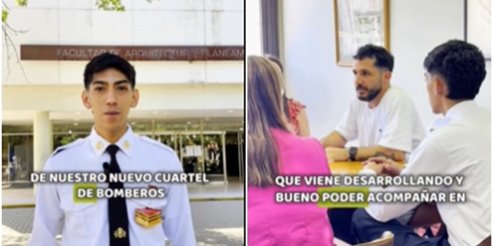 Imagen de Los Bomberos Voluntarios de Alvear firmaron un convenio con la UNR para el dise&ntilde;o del nuevo cuartel