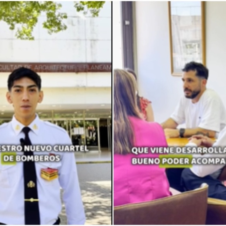 Imagen de Los Bomberos Voluntarios de Alvear firmaron un convenio con la UNR para el dise&ntilde;o del nuevo cuartel