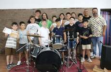 Imagen de El Taller de Bater&iacute;a realiz&oacute; su muestra de fin de a&ntilde;o en el Centro Cultural Furlong