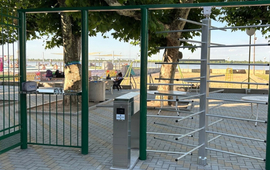 Imagen de El Rowing Club incorpor&oacute; nuevos molinetes en su ingreso