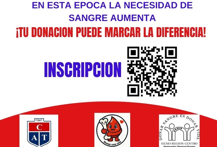 Imagen de Jornada de donaci&oacute;n de sangre y registro de m&eacute;dula &oacute;sea en Arroyo Seco