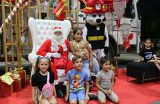 Imagen de Pap&aacute; Noel volvi&oacute; a visitar el cuartel de Bomberos Voluntarios