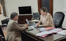 Imagen de Paponi y Derico gestionaron obras y la reactivaci&oacute;n de la Ruta 25S en Santa Fe