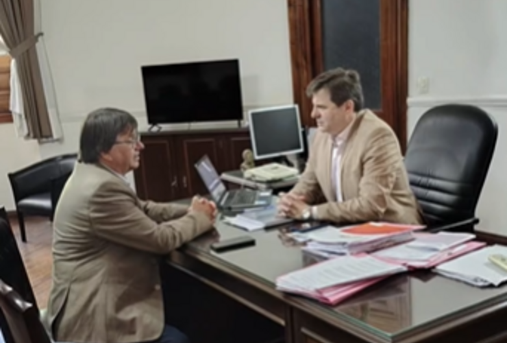 Imagen de Paponi y Derico gestionaron obras y la reactivaci&oacute;n de la Ruta 25S en Santa Fe