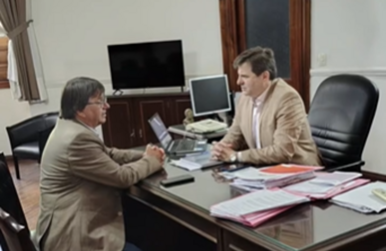 Imagen de Paponi y Derico gestionaron obras y la reactivaci&oacute;n de la Ruta 25S en Santa Fe