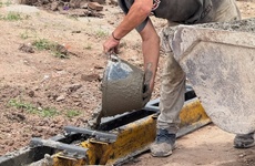 Imagen de Avanza la obra de cord&oacute;n cuneta en el loteo municipal Mi Lote