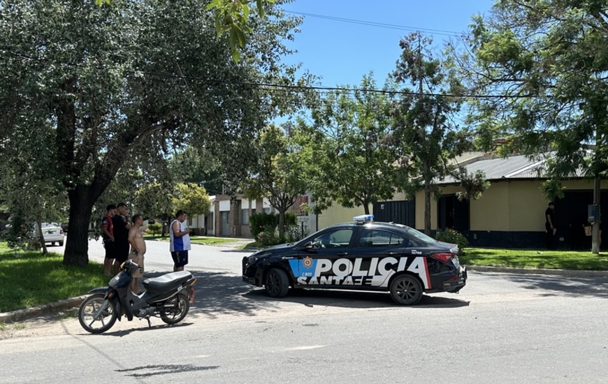 Imagen de Accidente de tr&aacute;nsito entre dos motos en Ju&aacute;rez Celman y Baigorria