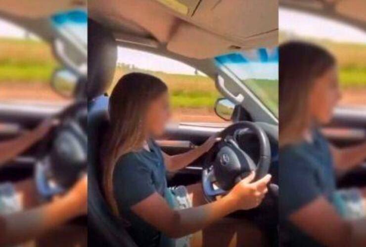 Imagen de Esc&aacute;ndalo en redes: el video de la hija de El Polaco manejando un auto a los 12 a&ntilde;os que desat&oacute; la pol&eacute;mica