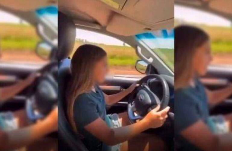 Imagen de Esc&aacute;ndalo en redes: el video de la hija de El Polaco manejando un auto a los 12 a&ntilde;os que desat&oacute; la pol&eacute;mica
