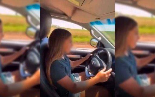 Imagen de Esc&aacute;ndalo en redes: el video de la hija de El Polaco manejando un auto a los 12 a&ntilde;os que desat&oacute; la pol&eacute;mica