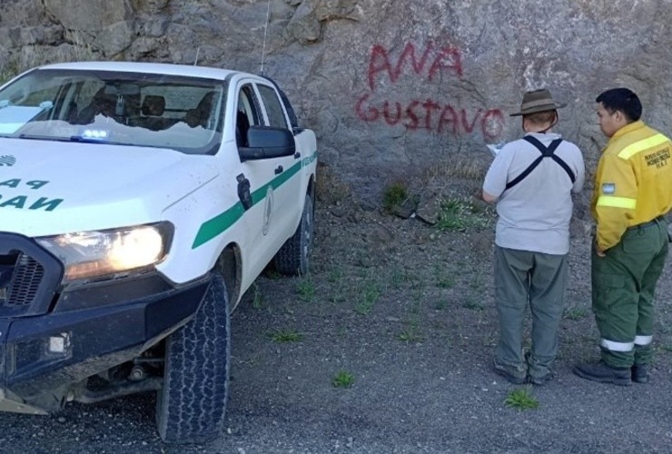 El personal del parque intervino r&aacute;pidamente. ( Parques Nacionales Argentina)