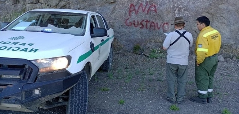 El personal del parque intervino r&aacute;pidamente. ( Parques Nacionales Argentina)