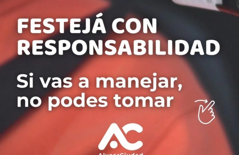 Imagen de Alvear refuerza el mensaje de conducci&oacute;n responsable durante las fiestas