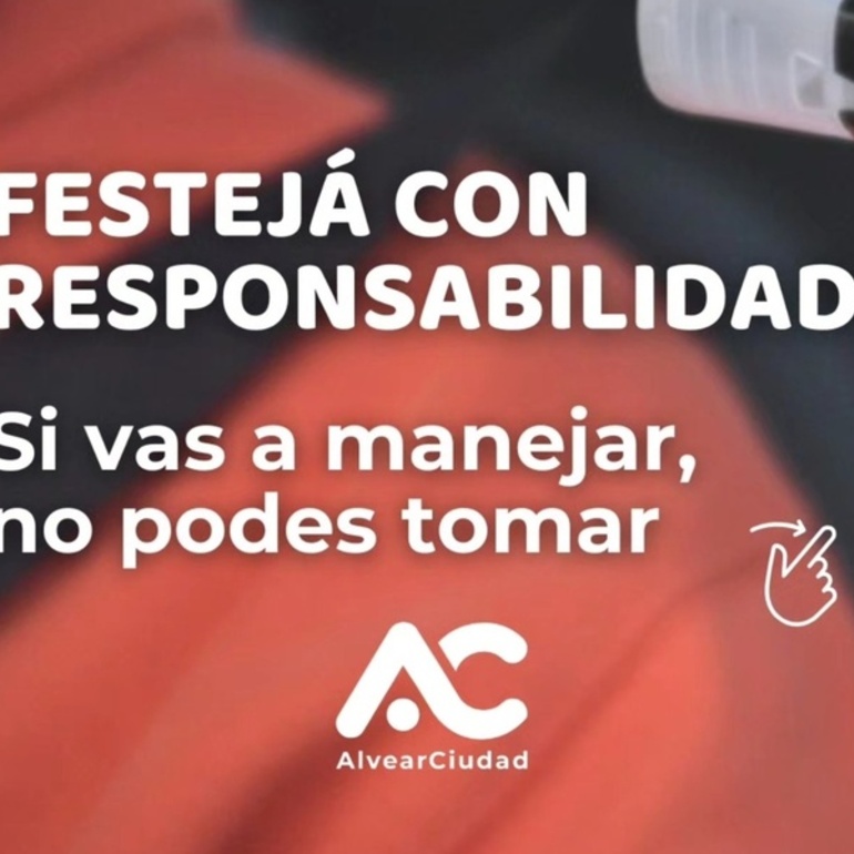 Imagen de Alvear refuerza el mensaje de conducci&oacute;n responsable durante las fiestas