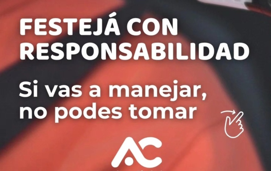 Imagen de Alvear refuerza el mensaje de conducci&oacute;n responsable durante las fiestas