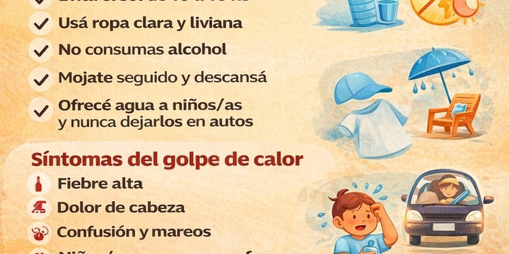 Imagen de Alerta amarilla por altas temperaturas: claves para cuidarse del calor extremo