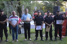 Imagen de Bomberos Voluntarios de Arroyo Seco participaron del 122&deg; aniversario de los Bomberos Zapadores de Rosario