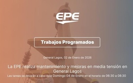 Imagen de La EPE realizar&aacute; mantenimiento y mejoras en media tensi&oacute;n en General Lagos
